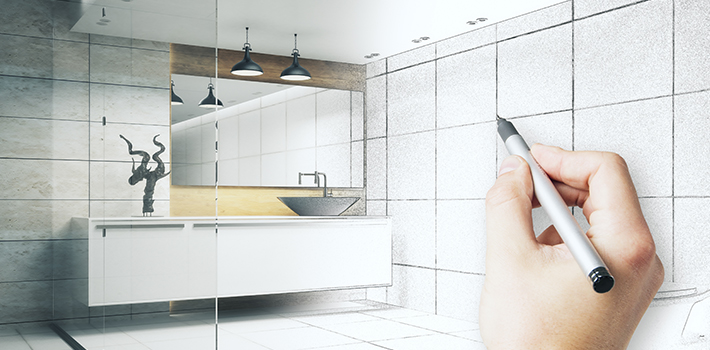 Plan design de salle de bain Varennes.
